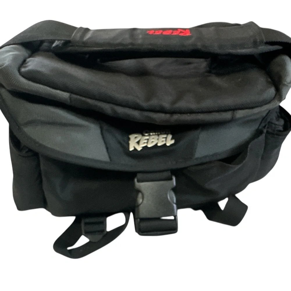 Canon Camera Bag, Black, Used, Vintage